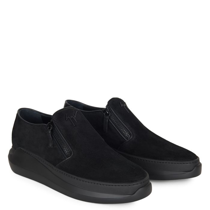  CONLEY ZIP-Black-Slip Ons