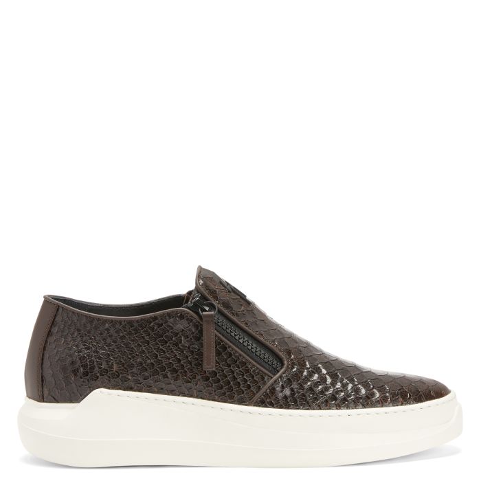  CONLEY ZIP-Brown-Slip Ons