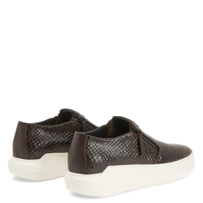  CONLEY ZIP-Brown-Slip Ons