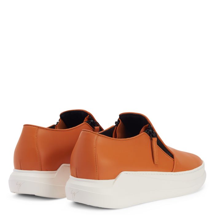  CONLEY ZIP-Orange-Slip Ons