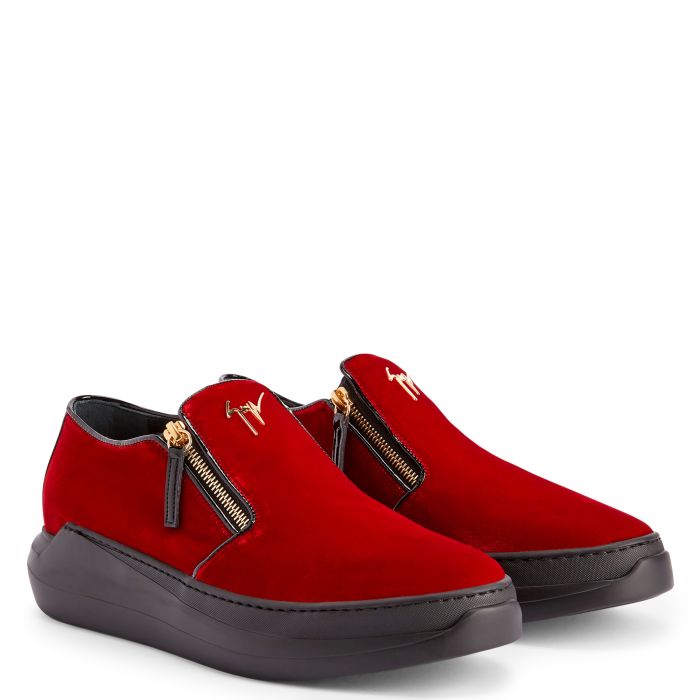  CONLEY ZIP-Red-Low-top Sneakers