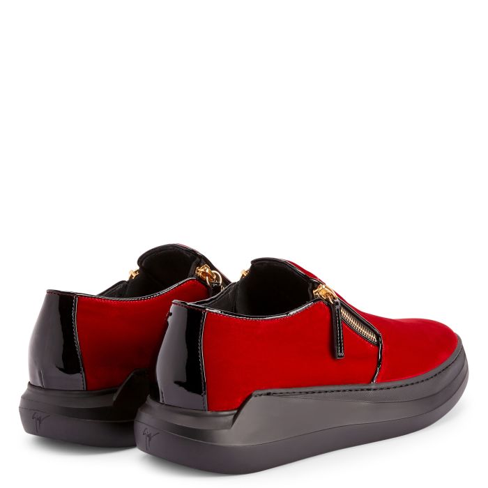  CONLEY ZIP-Red-Low-top Sneakers