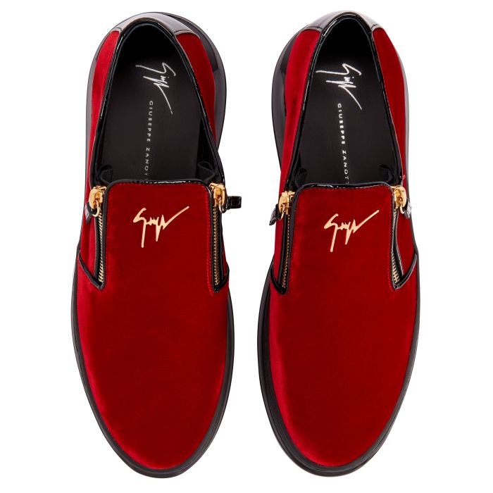  CONLEY ZIP-Red-Low-top Sneakers