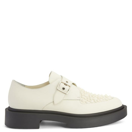  ADRIC STUDS-White-Lace Up