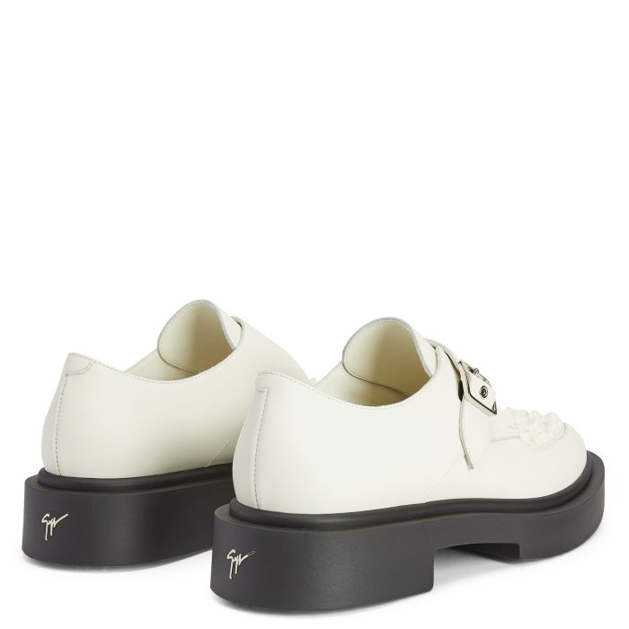  ADRIC STUDS-White-Lace Up