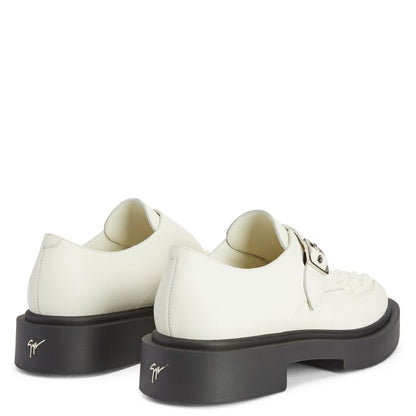  ADRIC STUDS-White-Lace Up
