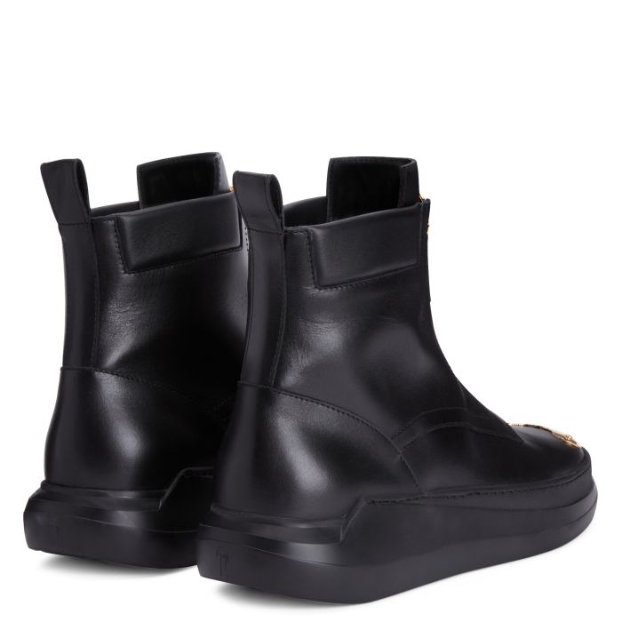  DENOEL ZIP-black-Boots