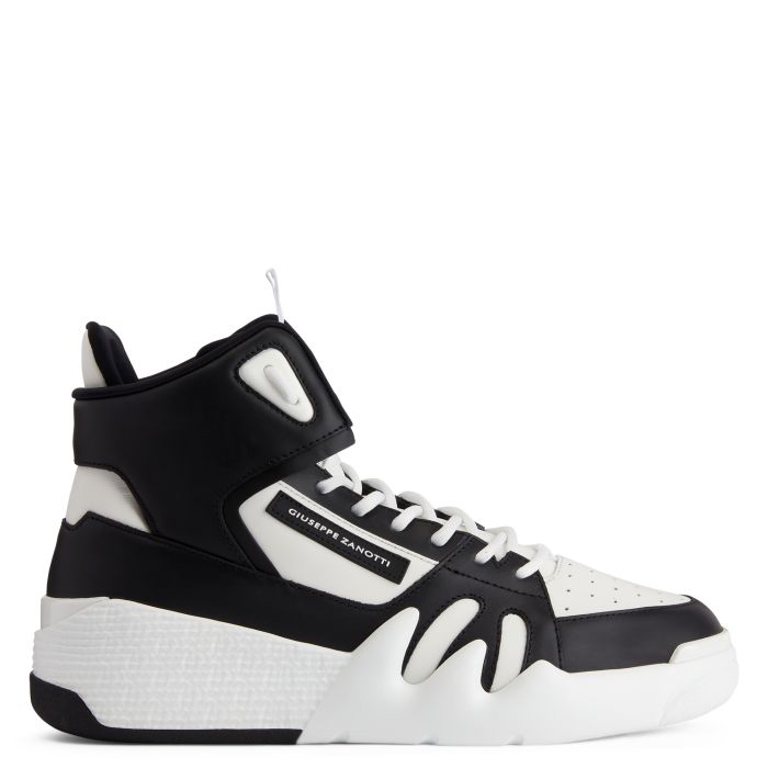  TALON-White-Mid Top Sneakers