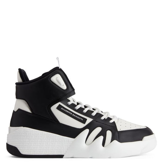  TALON-White-Mid Top Sneakers