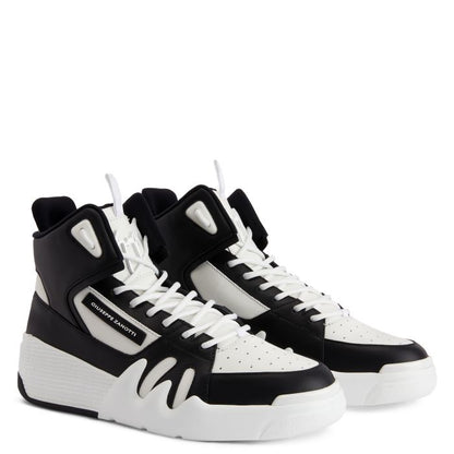  TALON-White-Mid Top Sneakers