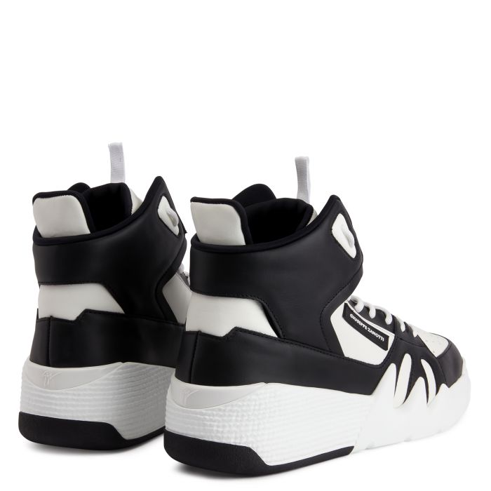  TALON-White-Mid Top Sneakers