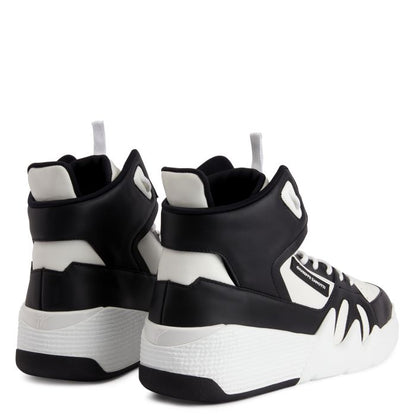  TALON-White-Mid Top Sneakers