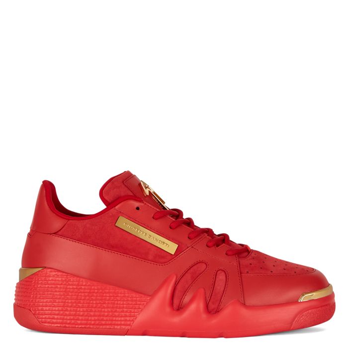  TALON-Red-Low-top Sneakers
