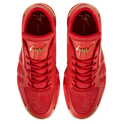  TALON-Red-Low-top Sneakers