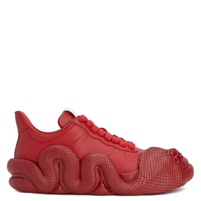  COBRAS-Red-Low-top Sneakers