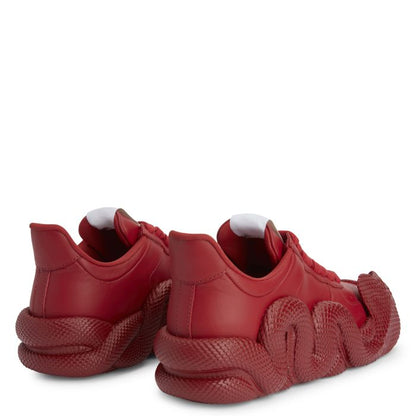  COBRAS-Red-Low-top Sneakers