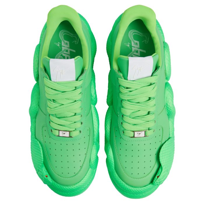  COBRAS-Green-Low-top Sneakers