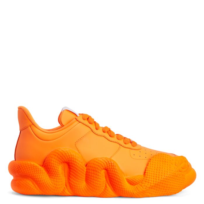  COBRAS-Orange-Low-top Sneakers