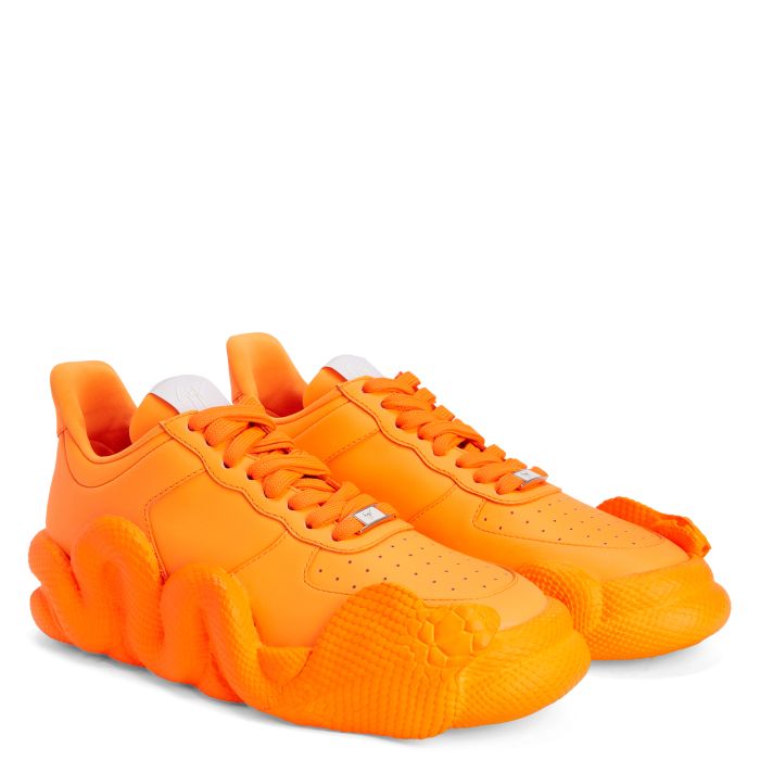  COBRAS-Orange-Low-top Sneakers
