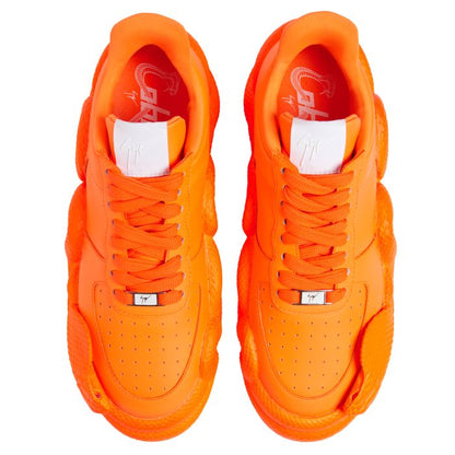  COBRAS-Orange-Low-top Sneakers