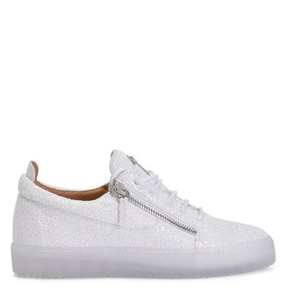  FRANKIE GLITTER-White-Low-top Sneakers