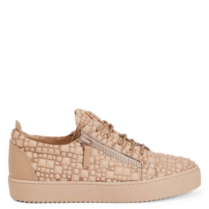  FRANKIE-Beige-Low-top Sneakers