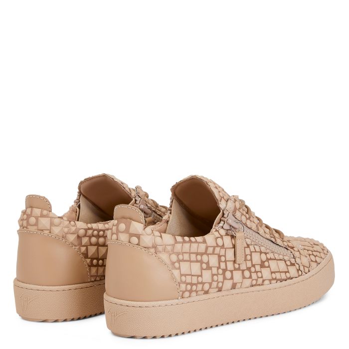  FRANKIE-Beige-Low-top Sneakers