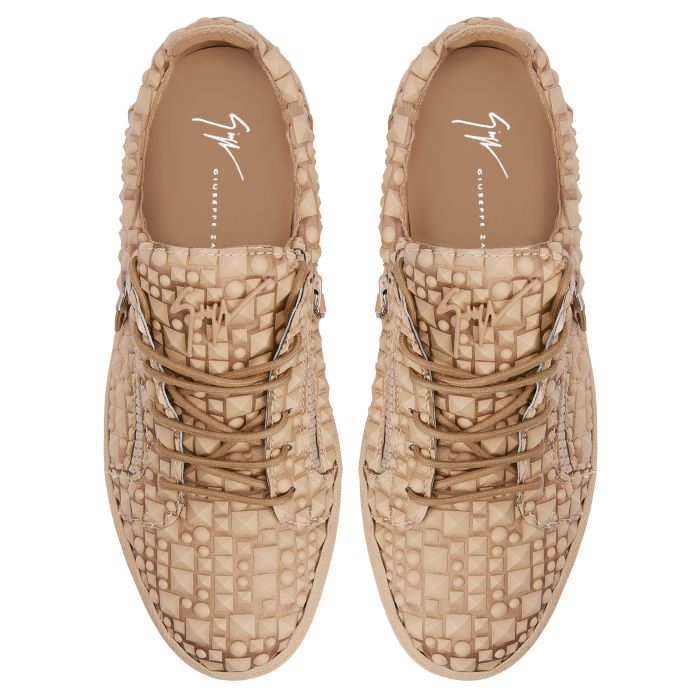  FRANKIE-Beige-Low-top Sneakers