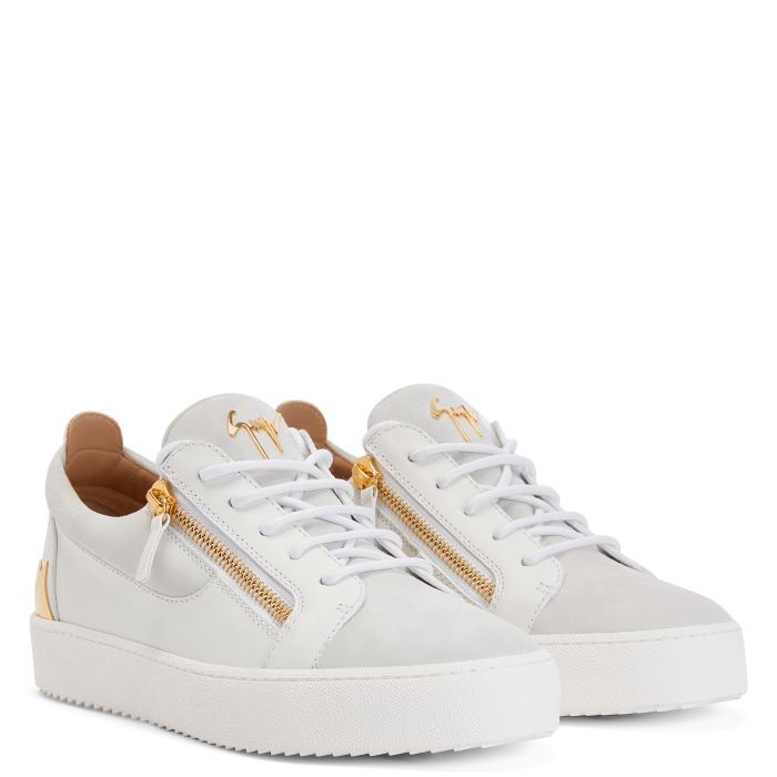  FRANKIE-White-Low-top Sneakers