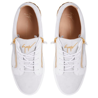  FRANKIE-White-Low-top Sneakers