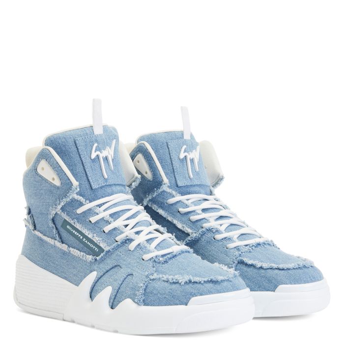  TALON-Blue-Mid Top Sneakers