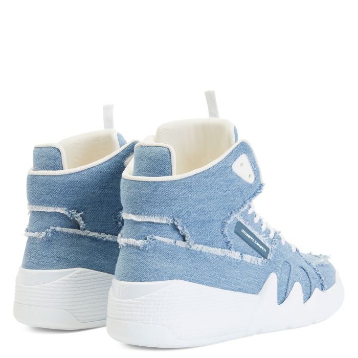  TALON-Blue-Mid Top Sneakers