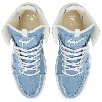  TALON-Blue-Mid Top Sneakers
