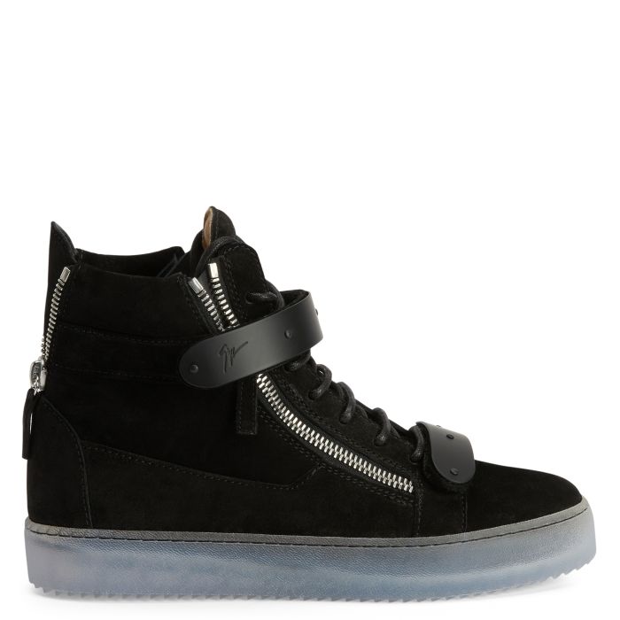  COBY-Black-Mid Top Sneakers