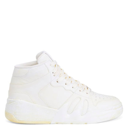  TALON-White-Mid Top Sneakers