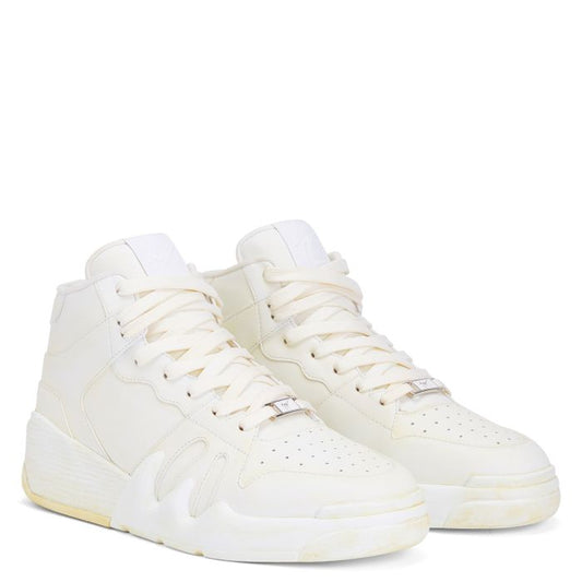  TALON-White-Mid Top Sneakers