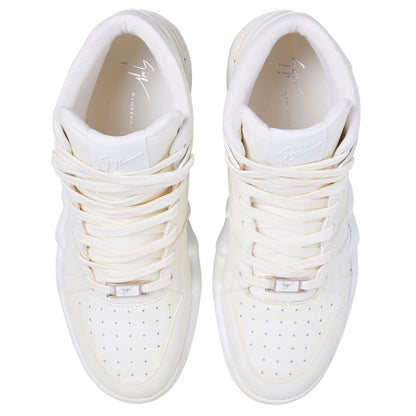  TALON-White-Mid Top Sneakers