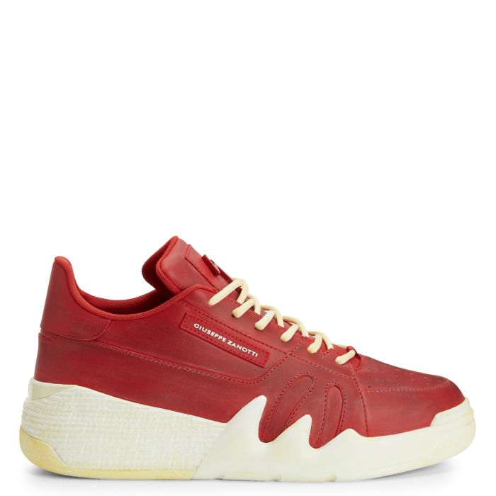  TALON-Red-Low-top Sneakers