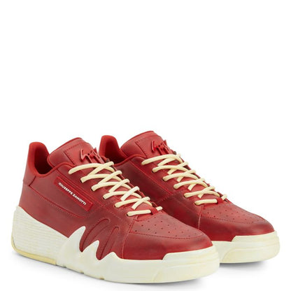  TALON-Red-Low-top Sneakers
