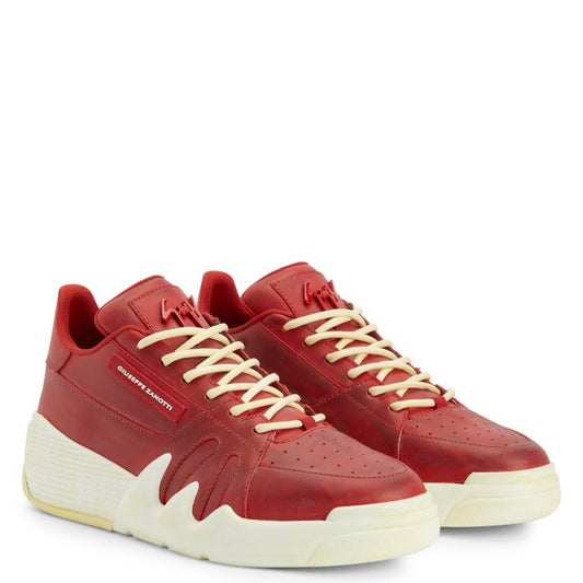  TALON-Red-Low-top Sneakers