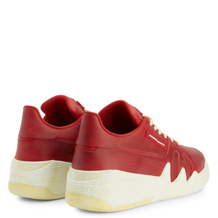  TALON-Red-Low-top Sneakers