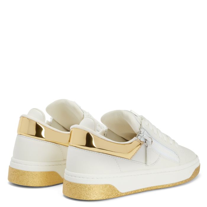  GZ94-White-Low-top Sneakers