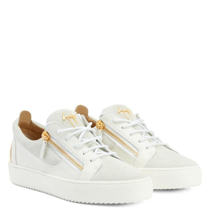  FRANKIE-White-Low-top Sneakers