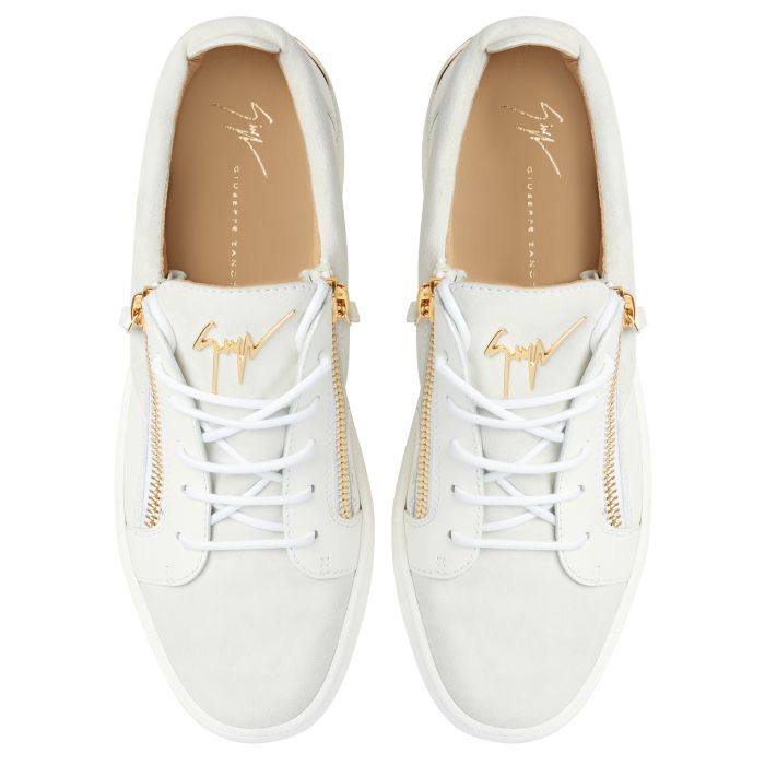  FRANKIE-White-Low-top Sneakers