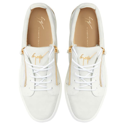  FRANKIE-White-Low-top Sneakers