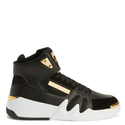  TALON-Black-Mid Top Sneakers