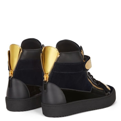  COBY-Blue-Mid Top Sneakers
