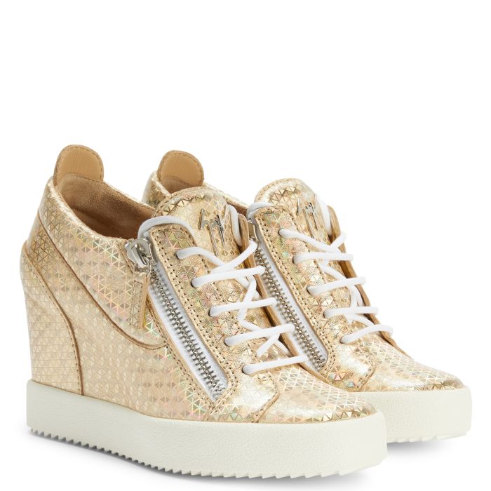  ADDY WEDGE KALEIDO-Gold-Mid Top Sneakers