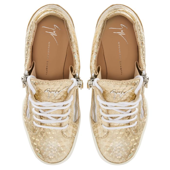  ADDY WEDGE KALEIDO-Gold-Mid Top Sneakers