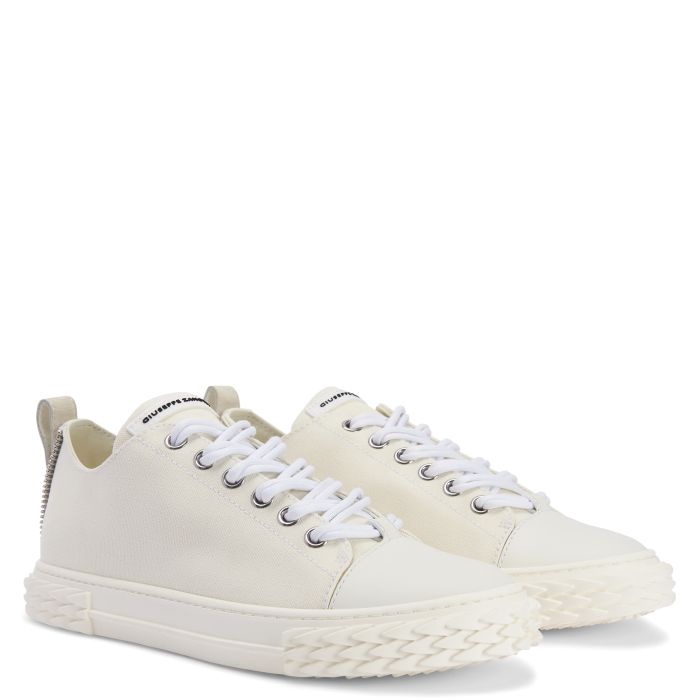  BLABBER-White-Low-top Sneakers